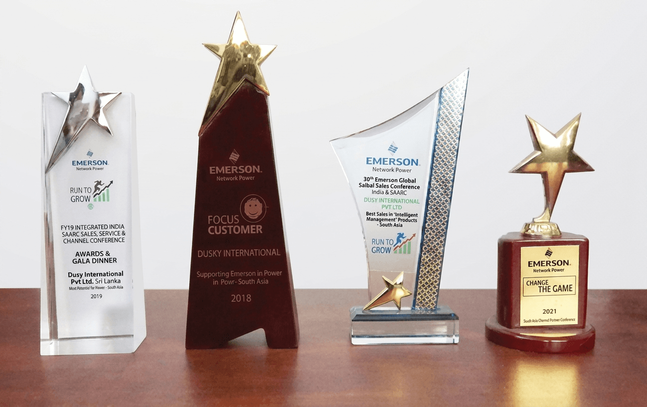 Dusky International partner awards and trophies